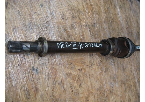 Піввісь передня права Renault Scenic III, Megane III, Fluence 1.5 dci, 1.6 16V, 6ступ, 391003112R, 391006777R, 8200725502, 8200788674 *
